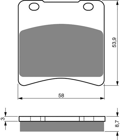 Plaquettes de frein avant Suzuki VS800 VS 800 (1992-2000)