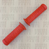 Cafe Racer / Scrambler Poignées De Guidon 22mm 7/8" - ROUGE